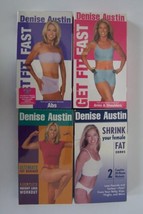 Denise Austin Exercise Workout VHS Video Lot - £15.50 GBP
