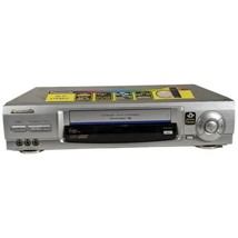 Panasonic Blue Line VCR PV-V4621 4 Head HI-FI Stereo VHS TESTED No Remote - £62.84 GBP