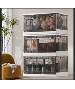 11.8 Gal Closet Organizers and Storage, Plastic Storage Bins with Lids S... - $122.23 CAD
