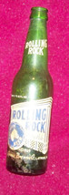 vintage glass beverage bottle beer [rolling rock} - £9.49 GBP