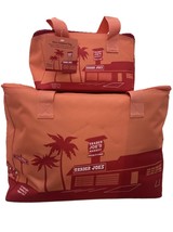 Trader Joe’s Large &amp; Mini Insulated Reusable Tote Bags – Peach Color – T... - $49.49