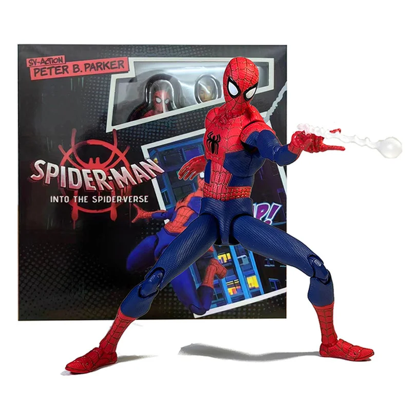 New ML Legends Spiderman Figure Spider-Man Into The Spider-Verse Sv Peter B - £26.85 GBP+