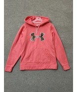 Under Armour Storm Pullover Hoodie Womens S Coral Pink Semi-Fitted Cold ... - £19.65 GBP