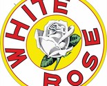 White Rose 28&quot; Round Gasoline Advertising Metal Sign - £77.80 GBP
