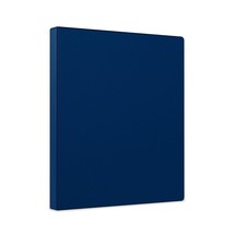 Staples Simply .5-inch Round 3-Ring Non-View Binder Navy (26648) 26648-CC - $20.99