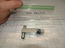 Scag 483257 Tee T Fitting O Ring to Barb   OEM NOS - $29.97