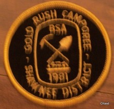 BSA 1981 Shawnee Gold Rush Camporee Patch - $5.00