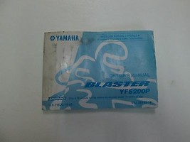 2002 Yamaha Blaster YFS200P Motorcycle Owners Manual Water Damaged Stained - $15.09