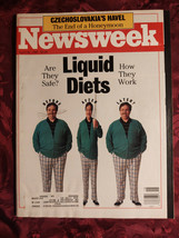 NEWSWEEK April 30 1990 Liquid Diets Czechoslovakia Vaclav Havel Hubble Telescope - £6.90 GBP
