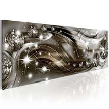 Tiptophomedecor Glamour Canvas Wall Art - Glow And Waves - Stretched &amp; Framed Re - £71.93 GBP+