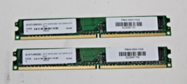 Lot of 2 S1GTU8EQEL 1GB DDR2 Server Memory , RAM - £14.92 GBP