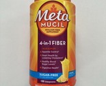 Metamucil Fiber Supplement 4-in-1 Sugar Free Orange, 36.8 oz, Exp 07/25,... - $32.29