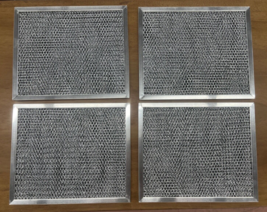 4 Pack 8-3/4&quot; x 10-1/2&quot; x 3/8&quot; Range Hood Aluminum Mesh Grease Air Filter - $455.04 MXN
