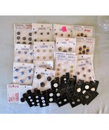 Lot of Vintage Carded Buttons - £8.19 GBP