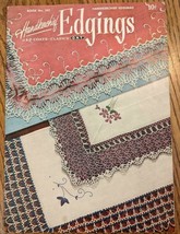 Vintage 1951 J&amp;P Coats Clarks Book No 282 Hankerchief Edgings Crochet Patterns - £2.99 GBP