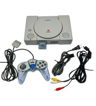 Official PS1 Sony PlayStation 1 Console With Controller &amp; Memory Card Te... - $56.00