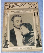Chicago Stagebill Erlanger Theatre The Great Ziegfeld William Powel - $246.13 MXN