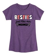 $26 Instant Message &#39;Besties Moms&#39; Fitted Short-Sleeve Tee Purple Size Y... - $11.39