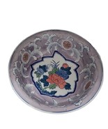 Vintage Lavender Peach Blue Green Floral  Ceramic Wash Bowl Basin - £14.68 GBP