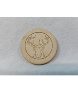 Vintage Wood Nickel Style Elks Coin Tken Poker Chip LOGO ONLY - $4.95