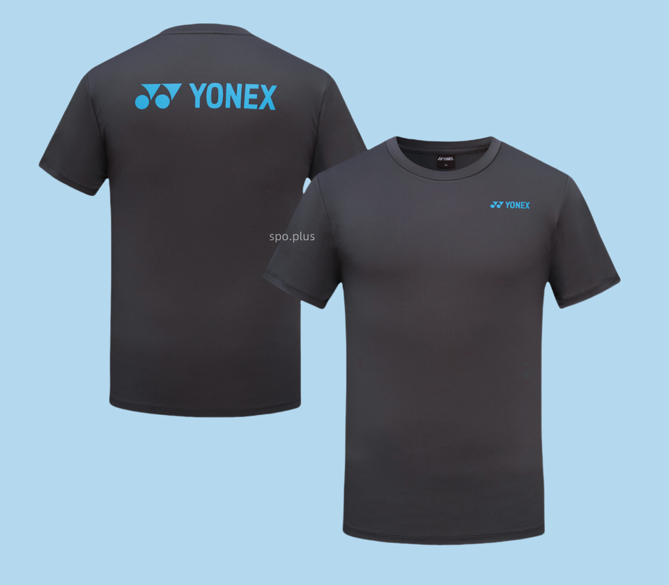 YONEX 25S/S Men&#39;s Badminton T-Shirts Sports Training Top Dark Charcoal 2... - $39.51