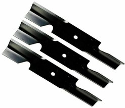 3 Mower High-Lift Blade Set for 52&quot; Deck Scag Tiger Cat Patriot Gravely ZT HD-52 - £52.12 GBP