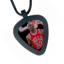 Michael Jordan Chicago Bulls Pickbandz Mens or Womens Real Guitar Pick Necklace - £9.99 GBP