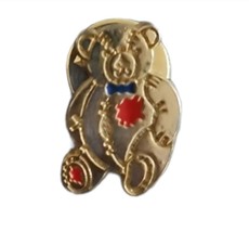 Teddy bear Pin Badge - $5.68 CAD