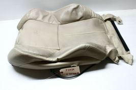 2005-2007 INFINITI G35 COUPE FRONT RIGHT PASSENGER UPPER SEAT COVER BEIGE P3934 image 4
