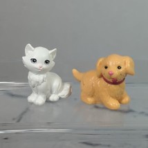 Dollhouse Pets Fisher Price Dog and Barbie Cat Lot of 2  - £9.44 GBP