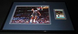Fred Jones Signed Framed 11x17 Jersey Card &amp; Dunk Photo Display TOPPS Pa... - £63.30 GBP