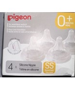 Silicone Nipple SS with Latch-On Line, Natural Feel, 0+ Months, 4 Counts - $853.49 MXN