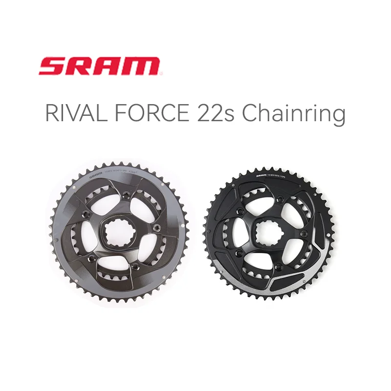 S RIVAL FORCE 2x11 22 speed 50-34T Road Bike Bicycle Alluminum Alloy Chainring C - £163.36 GBP