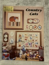 Dale Burdett Country Cats Cross Stitch Patterns Booklet Vintage 1983 - £4.47 GBP