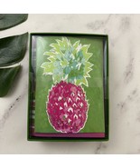 Cost Plus World Market Pineapple Print Note Cards Boxed Set New 12 Blank - $21.80 CAD