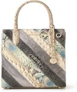 Brahmin Small Caroline Leather Satchel - Anthracite Flashback - €252,61 EUR