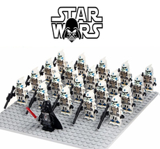 Star Wars Revenge of the Sith Darth Vader &amp; Clone Troopers 21 Minifigures Lot - £20.50 GBP