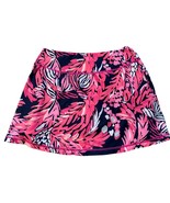 Lilly Pulitzer Luxletic XXS Skort Pink/Blue Tropical Print Polyester/Spa... - $63.15 CAD