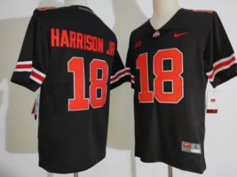 Mens Ohio State #18 Marvin Harrison Jr. College Football Js Red White Black Gray - $59.97