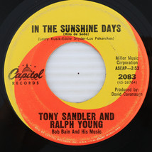 Tony Sandler &amp; Ralph Young - In The Sunshine Days 1969 45rpm Record 2083 - $8.91