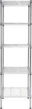 Heavy Duty 5 Tier Wire Shelving Unit, 18X18X59-Inches 5 Shelves Storag - $2,601.76 MXN
