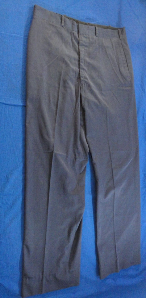 1972 USAF AIR FORCE AUTHORIZED MEN&#39;S DARK BLUE UNIFORM DRESS 1577 PANTS ... - $29.30