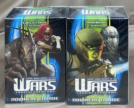 Wars Trading Card Game NOWHERE TO HIDE 2 Starter Decks Cats &amp; Claws, &amp; Overlords - £14.62 GBP