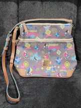 Dooney &amp; Bourke Disney Parks 2015 1/2 Half Marathon Dumbo Crossbody EUC - $222.75
