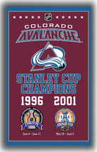 Colorado Avalanche Hockey Stanley Cup Champions Flag 90x150cm 3x5ft Best... - £11.75 GBP