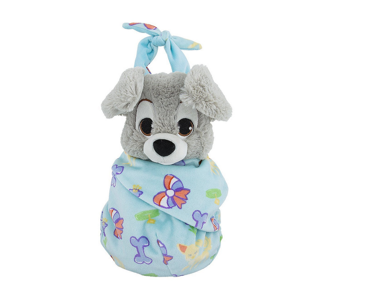 Disney Parks Baby Scamp Puppy from Lady and Tramp in a Pouch Blanket Plush Doll - $36.90