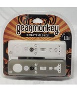 Gear Monkey Wii Remote Glove for Nintendo Wii White &amp; Grey #GM6406 Brand... - $8.54