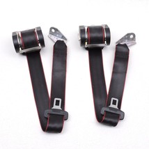 2010-2014 Mk6 Vw Gti Rear Left &amp; Right Seat Belts W/ Red Stitching Pair ... - $89.10