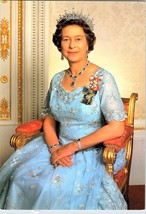 Queen Elizabeth II H M The Queen Postcard Order of Military Merit Order Canada - £9.58 GBP