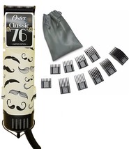Oster 76 Mustache Professional Hair Clipper Limited Edition + 10 PC Comb... - £233.16 GBP